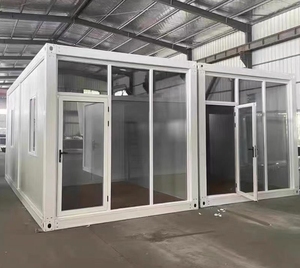 6M prefab container nhà Z có thể gập lại Tiny công nghiệp thiết kế kết cấu thép cho văn phòng biệt thự khách sạn phẳng gói sống bán thuê - Product Image 4