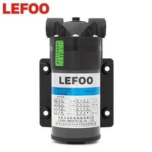 LEFOO Pompa Ro 24V 75 Gpd, Pompa Peningkat Ro Ukuran Mini, Pompa Tekanan Membran untuk Pemurni Air