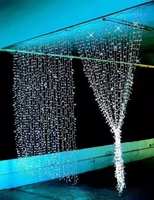 Guirlandes LED professionnelles personnalisées, prise US, étanches IP44, blanc chaud, pour décoration extérieure de Noël, de mariages et de festivals