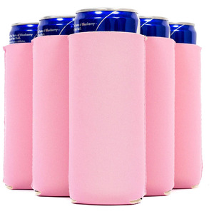 Enfriador de latas delgado de 12 oz con logotipo personalizado, funda aislante de neopreno, bolsa enfriadora de latas de cerveza fría, sublimación para latas - Product Image 4