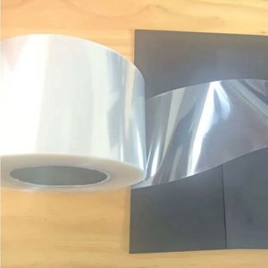 Rouleau de film plastique APET recyclé, brillant, transparent, écologique, durable, épaisseur personnalisable de 0,2 à 10 mm, pliage et découpe - Product Image 5