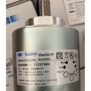 ตัวเข้ารหัสแบบแอบโซลูท Baumer รุ่น EAM580 11227394 EtherNet/IP ผลิตในสวิตเซอร์แลนด์ - Product Image 1