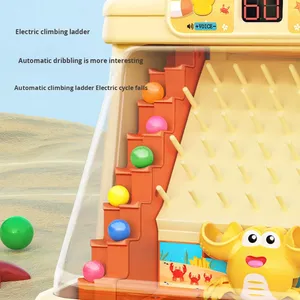 Juguete Educativo Bechotoy Montessori de Cognición, Máquina de Atrapar Pelotas de Plástico con Cangrejos de 2 Colores para Niños - Product Image 4