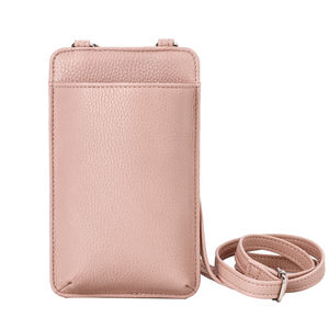 Nouvelle pochette de téléphone portable imperméable à bandoulière, portefeuille en cuir véritable, protection pour téléphone portable, étui avec sangle de cou - Product Image 5