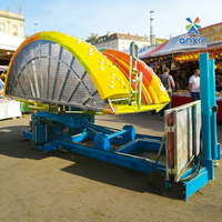 Anxin Prezzo di Fabbrica Giostra Tagada su Rimorchio con Piattaforma Girevole 16 Posti Montaggio Rapido Facile da Trainare Attrezzatura Commerciale per Divertimento in Vendita