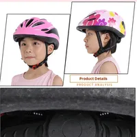 Casque de sécurité unisexe pour enfants pour le cyclisme, les patins à roulettes, les trottinettes, les vélos d'équilibre - Matériaux PP/EPS/Caoutchouc, design graphique