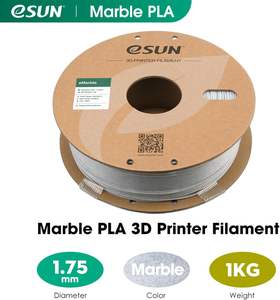 Pour <span class=keywords><strong>ESUN</strong></span> Marbre PLA Filament D'imprimante 3D 1.75mm 1KG Bobine Extrudé Marbre Couleur Filament D'impression 3D pour Imprimantes 3D - Product Image 2