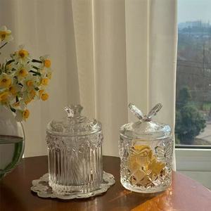 Frasco de Vidrio Transparente Económico <span class=keywords><strong>para</strong></span> Dulces, Frasco de Vidrio Transparente de Lujo con Recubrimiento Electrolítico Colorido <span class=keywords><strong>para</strong></span> Guardar Dulces - Product Image 1