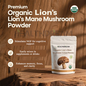 <span class=keywords><strong>USDA</strong></span>/EU bersertifikat organik Lion's Mane ekstrak Jamur bubuk 30% polysaccharide Brain Focus Nootropic OEM saham massal - Product Image 2