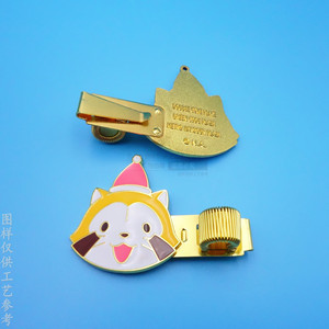 Metal Pen <b>Clip</b> 45mm Durable <b>Spring</b> Loaded Stationery Gift Accessory - Product Image 1