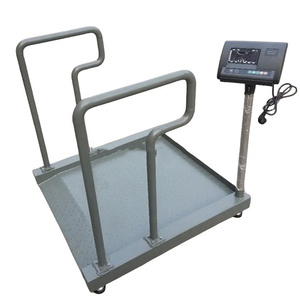 Báscula médica digital Veidt de 300 kg para pacientes sentados, plataforma elevadora ligera, báscula para silla de ruedas TCS-WH Hosp - Product Image 5
