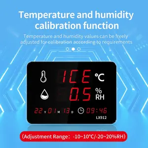 Large Screen Temperature and Humidity Display <strong>Instrument</strong>, <strong>Industrial</strong> <strong>Electronic</strong> Digital Humidity Meter OEM LX912 - Product Image 6