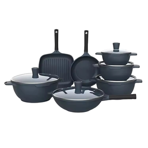 7 Miếng Classics Durableceramic Lớp Phủ Cảm Ứng Hộ Gia Đình Nấu Ăn Cao Cấp Chảo Nhà Bếp Bộ Đồ Nấu Nướng - Product Image 1