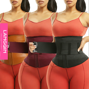 Korset Pembentuk Tubuh Wanita Langqin Premium 100% Nilon dengan Tali Pengikat, Pelatih Pinggang Bernapas untuk Olahraga - Product Image 1