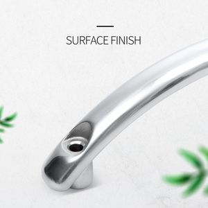 DMK205 Stainless Steel Precision Casting Handle Big Arc Tubular Cabinet <strong>Door</strong> Handle with Through Hole - Product Image 3