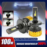Phare LED de voiture N10 OLIVER transfrontalier ultra-lumineux haute puissance 1 million de lumens H7/H4/H1 12V