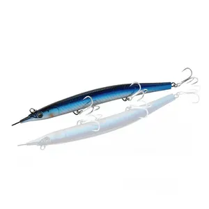 새로운 디자인 182mm 54g 연필 하드 루어 3D 눈 인공 낚시 미끼 심해 낚시 트롤링 큰 물고기