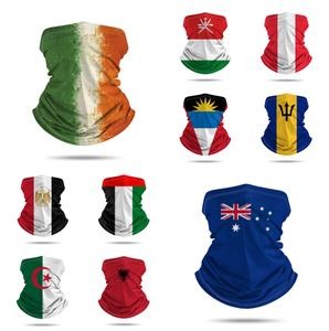 <span class=keywords><strong>Cache</strong></span>-<span class=keywords><strong>cou</strong></span> tubulaire de sport personnalisé de haute qualité avec motif drapeaux de Barbade, Australie, Autriche, Irlande, Égypte – Vente en gros - Product Image 1