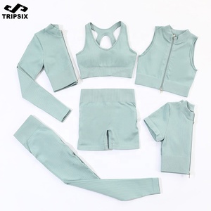Conjunto Deportivo Económico al por Mayor para Mujer, Ropa de Gimnasio, Yoga y Entrenamiento, Ropa Deportiva Activa 2023 - Product Image 3