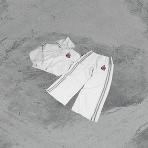 Conjunto Deportivo de Sudadera con Capucha y Pantalones de Chándal Personalizados, de Felpa Gruesa y Transpirable, 100% Lana, 500 GSM, para Hombre - Product Image 1