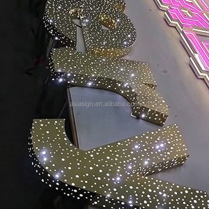 Lampe murale LED style galaxie avec <span class=keywords><strong>lettres</strong></span> lumineuses pour décoration intérieure, <span class=keywords><strong>lettres</strong></span> scintillantes pour chambre à coucher - Product Image 4