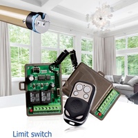 Récepteur et émetteur RF 433 MHz DC12V 24V 2CH, module de réception de commande à distance pour moteur haut/bas YET405PC-LS