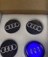 Coques décoratives de roues lumineuses pour Audi A3 A4 A5 A6 A7 A8, garnitures de moyeu ABS, effet phosphorescent