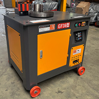 Machine à cintrer les barres d'armature semi-automatique à haute productivité avec moteur en cuivre pur pour barres d'acier et étriers en acier armé