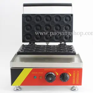 OEM ODM Commercial Use Non-stick 110v 220v Electric 5cm 15pcs Mini Baked Donut Baker