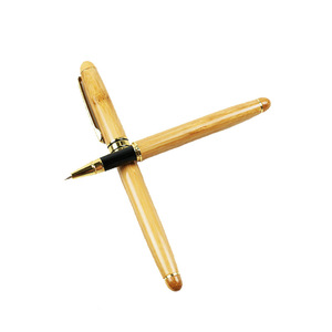 91 Bamboo Ballpoint <b>Pen</b> 1.0mm Black <b>Refill</b> Rotation Promotional Office Gift <b>Pen</b> Laser Engraving - Product Image 3