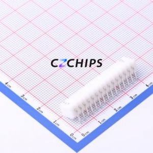 HC-XHB-15AW Wire-to-Board Pin Header Bent Lead Through Hole,P=2.5mm Connector 1x15P 2.5mm Right Angle Insert XHB - Product Image 2