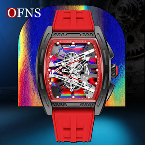 Montre à quartz pour homme, étanche, lumineuse, de forme tonneau, tendance, montre à quartz décontractée pour les affaires - Product Image 4
