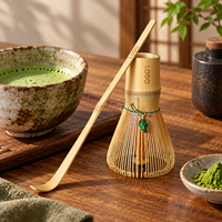 Fouet à matcha en bambou avec logo personnalisé, pendentif breloque, cuillère à matcha Chashaku, emballage personnalisé, coffret cadeau pour cérémonie du thé japonaise