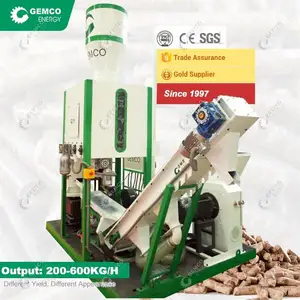 Máquina de Pellet de desecho agrícola para fabricación de residuos de granja, caña, hojas, rama