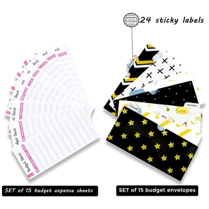 FinanceบันทึกBudgetซองกระดาษสดพลาสติกซองจดห<span class=keywords><strong>มา</strong></span><span class=keywords><strong>ย</strong></span>สำหรับMoney Savings Budgetแผ่น - Product Image 5