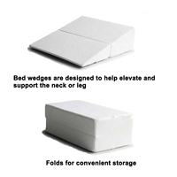 Hochwertige einstellbare Komfort Memory Foam Bein Elevation Rest Keil Kissen für Ischias nerv Schmerz linderung Hot Sale Bett schlafen