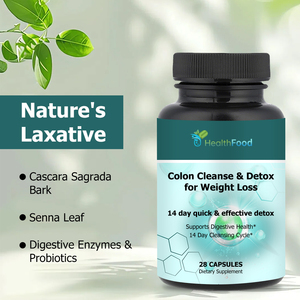 Cápsulas de Limpieza de Colon para Adultos, Venta al por Mayor de Fábrica, Detox para Pérdida de Peso con Mezcla Probiótica, Estimula el Metabolismo, Limpieza de 14 Días - Product Image 2