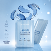 Patchs Hydrogel Personnalisés pour le Contour des Yeux avec Acide Hyaluronique, Caféine et Peptides Hydratants