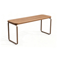 Table haute moderne pour bar, table de comptoir, structure en métal robuste, plateau en bois, 6 places, pour bar à domicile, cuisine, café, bistrot