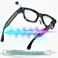 Nouvelles lunettes intelligentes 4G Meta 20MP avec intelligence artificielle, double batterie, appels vocaux et lecteur de musique, lunettes de soleil anti-UV
