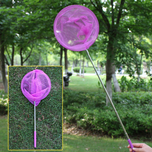 Telescopic <b>Mesh</b> Children's Fishing Net Nylon Foldable Water Play Toy For <b>Insect</b> Butterfly Fish Catching - Product Image 3