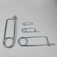 Brooch Shape Cotter Coil Safety Pins Spring Pin Quick Locking Industrial Fastener Stainless Steel Snapper Pins Fastening