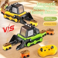 Jouet véhicule d'ingénierie télécommandé 2.4G RC, design Serpent Glouton, camion d'ingénierie RC, jeu de mini-voiture de capture par ingurgitation
