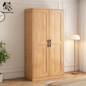 chinese factory cheapest customization in stock ready to ship armoire unique design bedroom furniture wooden <b>clothes</b> wardrobe - Product Image 3