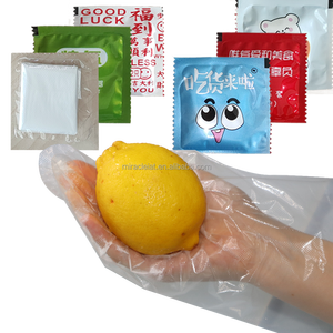Gants jetables en PE pliables en plastique HDPE de qualité alimentaire, emballés individuellement (1 paire/sac), vente en gros d'usine - Product Image 4