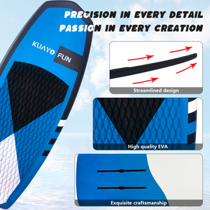 Nuevo Foilboard Ligero de Fibra de Carbono 13.2/16.4L, Tabla de Surf Todo en Uno con Bomba de Hidroala, Práctica para Saltos, FB 002 Ne - Product Image 4