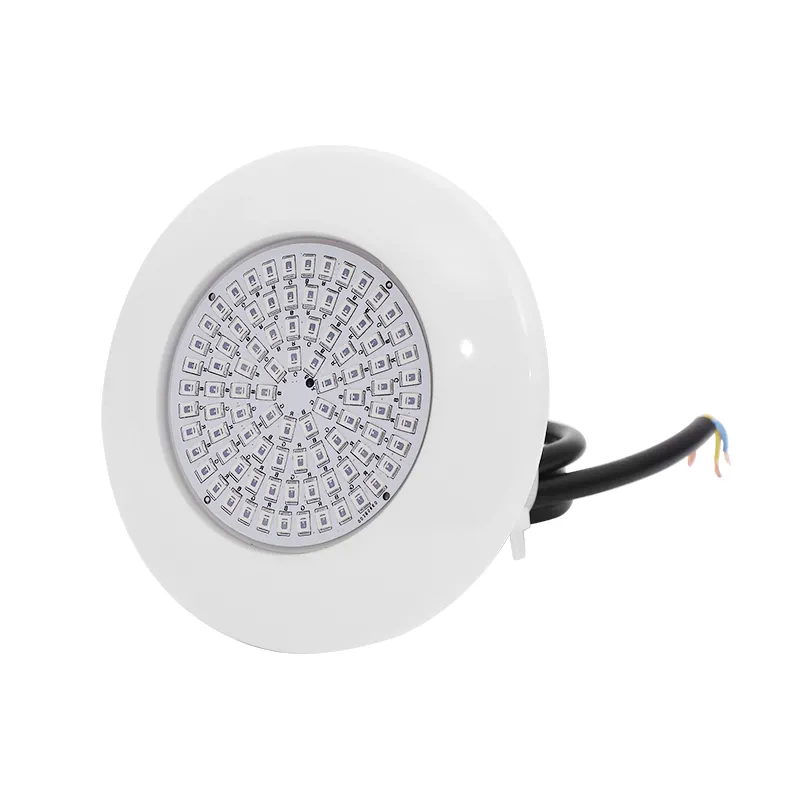 Luces LED redondas para Piscina, Luz RGB OEM de 32W, 50mm, iluminación subacuática con aspersores, 12V