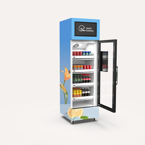 Kỹ thuật số <span class=keywords><strong>kiosk</strong></span> cho đồ uống đồ ăn nhẹ mở cửa với hệ thống thanh toán thẻ thông minh ai Combo Máy bán hàng tự động có tính năng SDK - Product Image 1