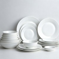 Lots de vaisselle en porcelaine en gros, assiettes, bols, services de table en céramique pour restaurant