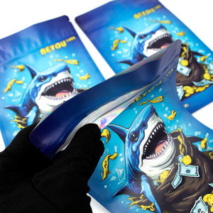 Sachet Doypack Mylar Holographique Imprimé Personnalisé, Imperméable et Refermable pour Protéines en Poudre et Snacks Secs - Product Image 6